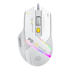 A825 Wired Gaming Mouse – 6 Adjustable DPI Levels, 7 RGB Lighting Effects, 1000Hz Polling Rate, 75g Lightweight