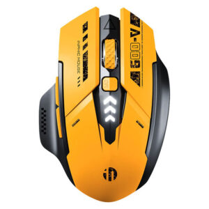 Bumblebee Design Gaming Mouse | 3 Modes Bluetooth 5.0/4.0 + 2.4G Wireless | Silent Clicks | 5 DPI Levels | Type-C Rechargeable