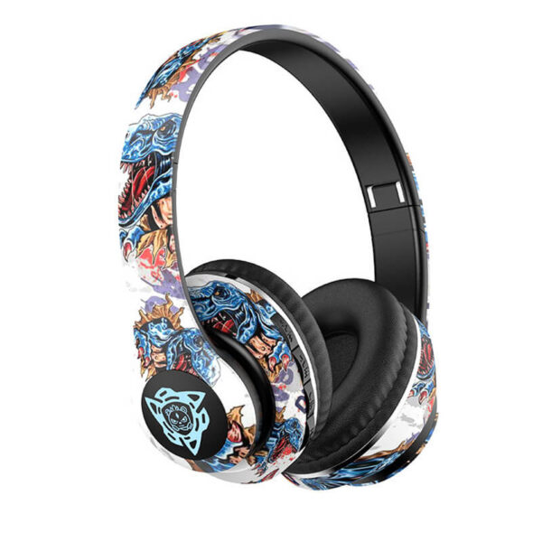 Graffiti Foldable Bluetooth 5.4 Headphones 185g Lightweight Headsets - Image 2