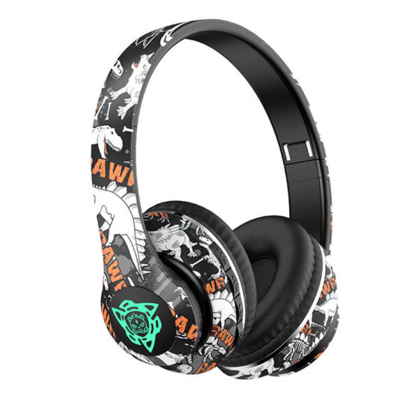 Graffiti Foldable Bluetooth 5.4 Headphones 185g Lightweight Headsets - Image 3