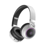 Heavy Bass Bluetooth 5.0 Headphones TF/FM-White