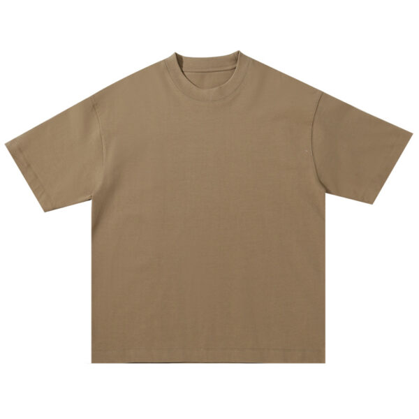 330gsm Heavyweight Cotton T-shirts Men 7 Colors - Image 5