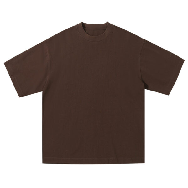 330gsm Heavyweight Cotton T-shirts Men 7 Colors - Image 4