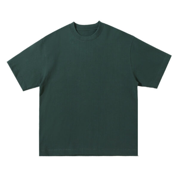 330gsm Heavyweight Cotton T-shirts Men 7 Colors - Image 7