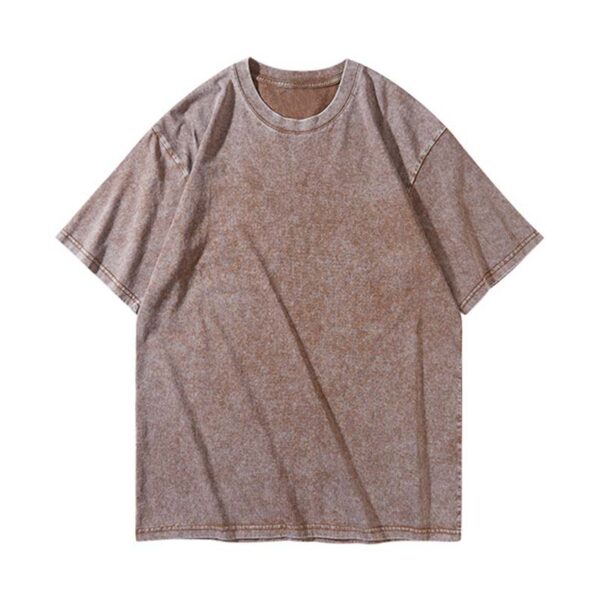 Vintage Wash T-shirts Wholesale 230GSM 100% Cotton - Image 3