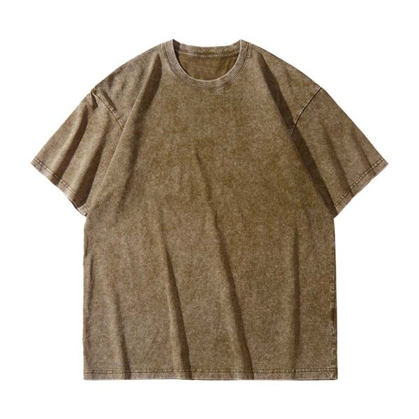 Vintage Wash T-shirts Wholesale 230GSM 100% Cotton - Image 4